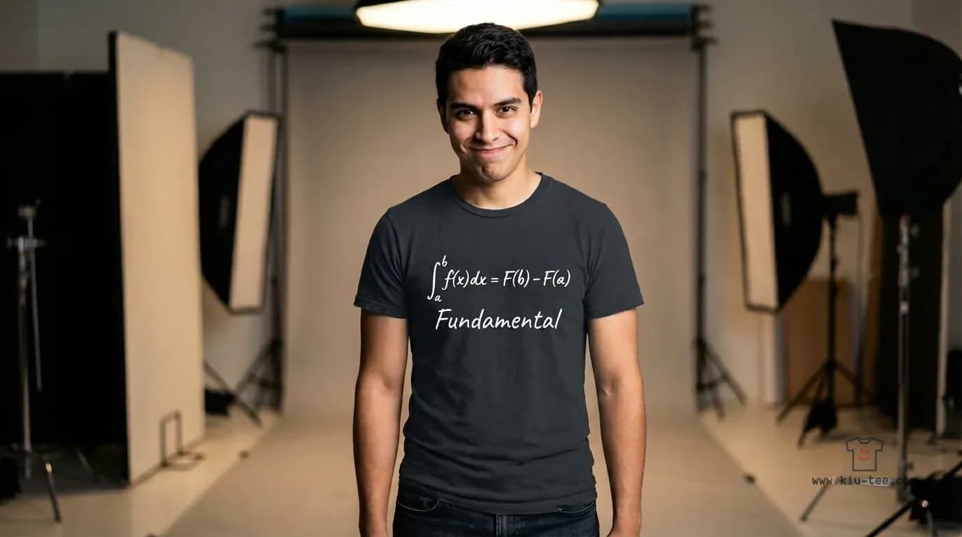 Teorema fundamental del cálculo, camiseta negra, talla XL